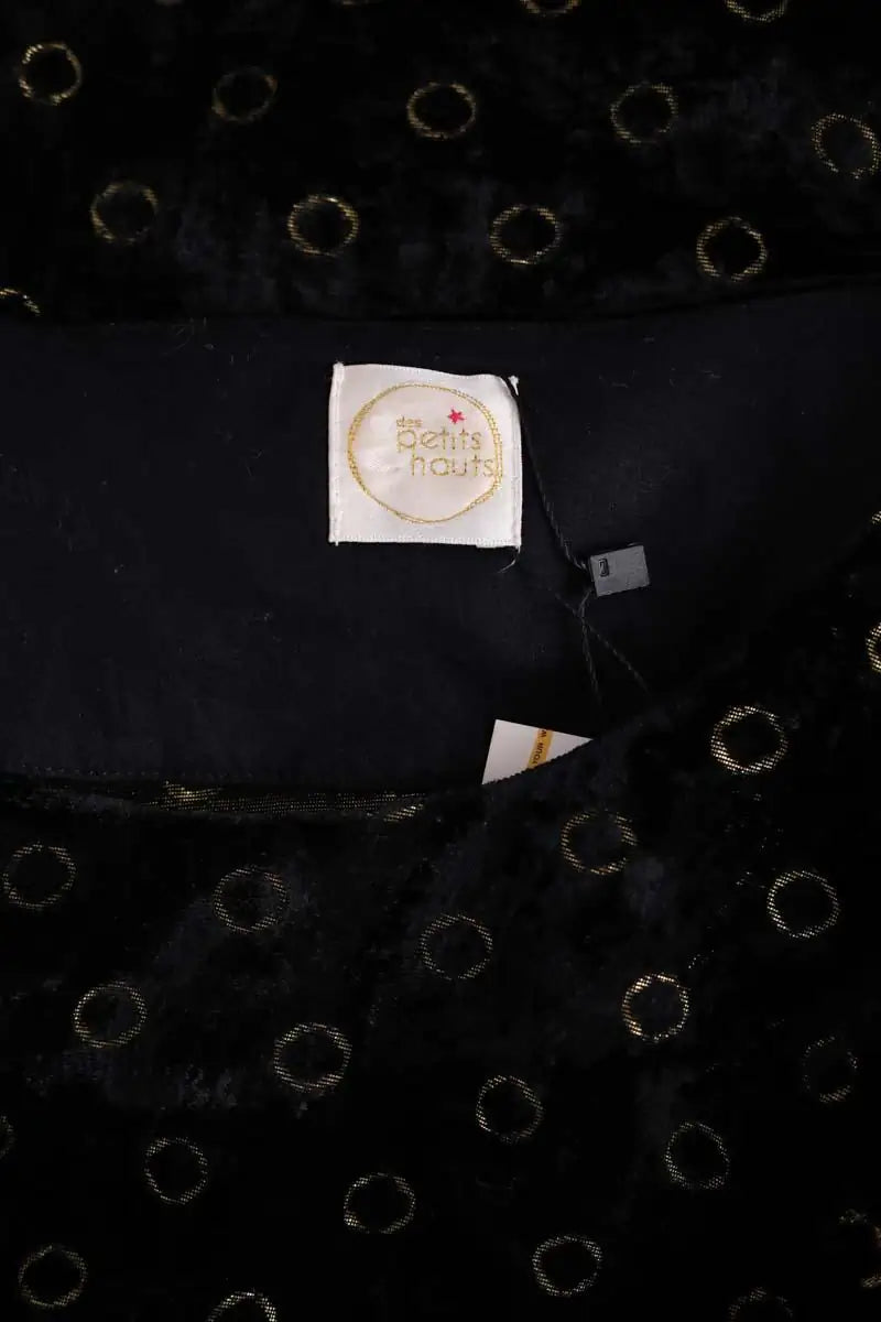 Blouse Des Petits Hauts Doré en Synthétique