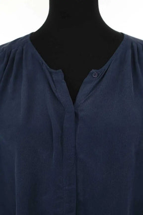 Blouse Des Petits Hauts Gupinette Bleu en Soie