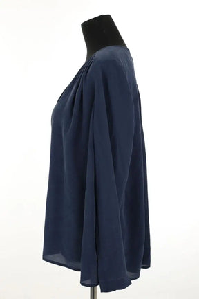 Blouse Des Petits Hauts Gupinette Bleu en Soie