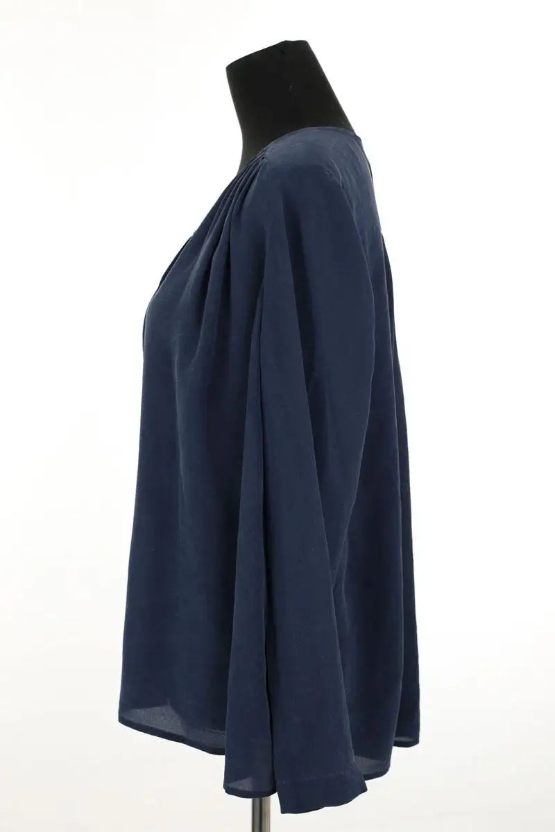 Blouse Des Petits Hauts Gupinette Bleu en Soie