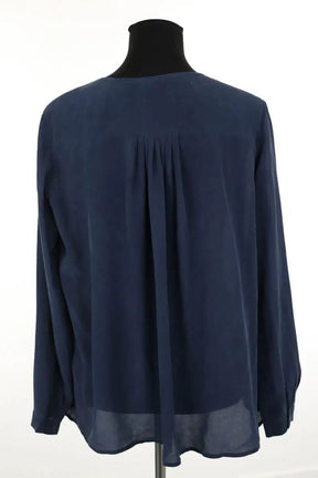 Blouse Des Petits Hauts Gupinette Bleu en Soie