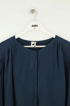 Blouse Des Petits Hauts Marine en Soie