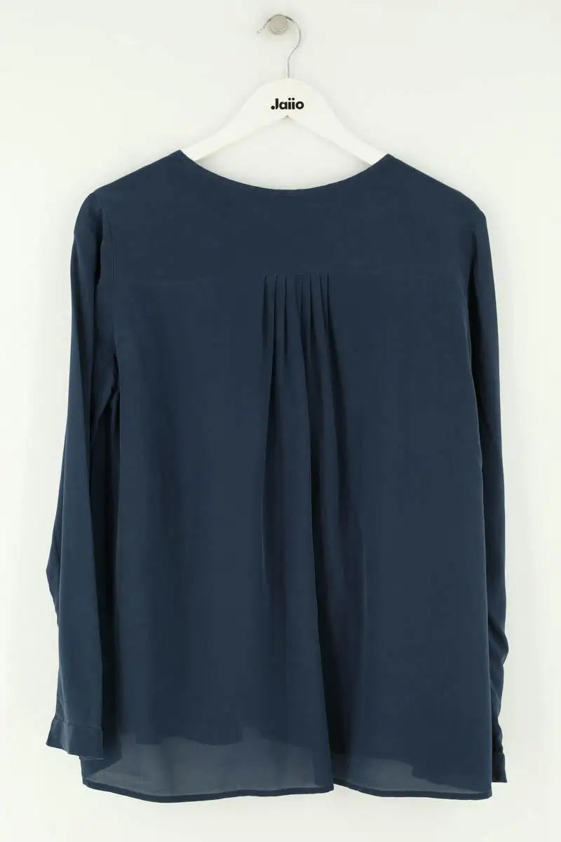 Blouse Des Petits Hauts Marine en Soie