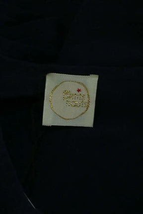 Blouse Des Petits Hauts Marine en Soie