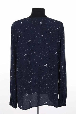 Blouse Des Petits Hauts Marine en Viscose