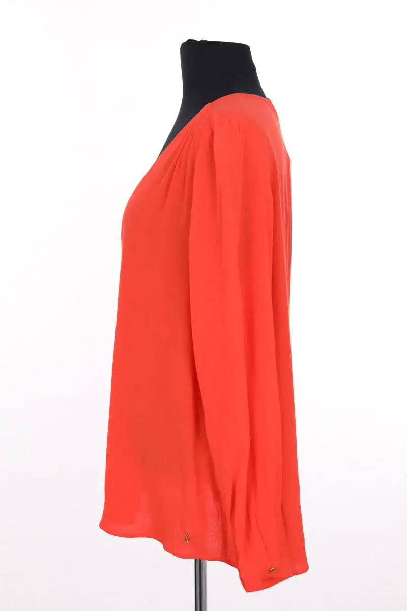 Blouse Des Petits Hauts Orange en Viscose