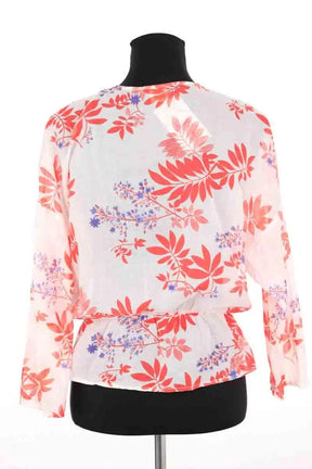 Blouse Des Petits Hauts Rico Orange en Coton