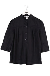 Blouse Diane Von Furstenberg Noir en Coton, taille M - Seconde Main