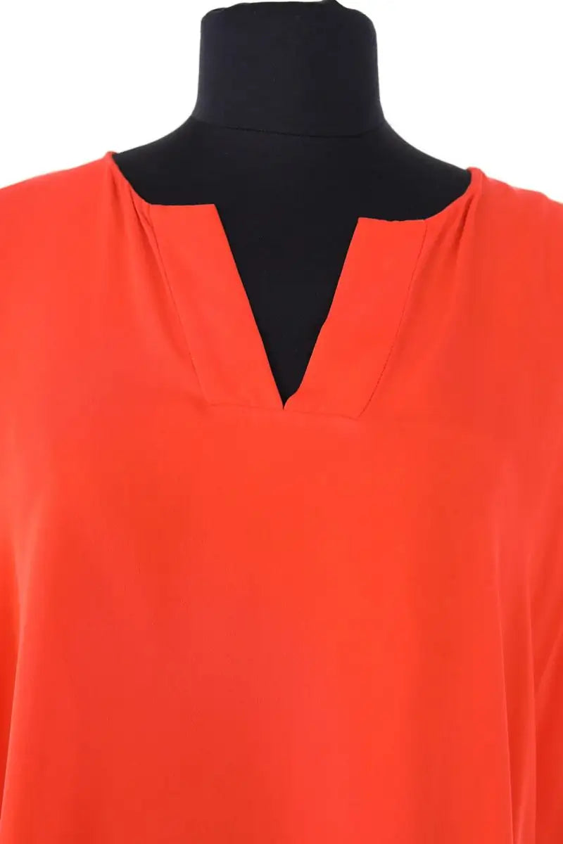 Blouse Diane Von Furstenberg Orange en Soie
