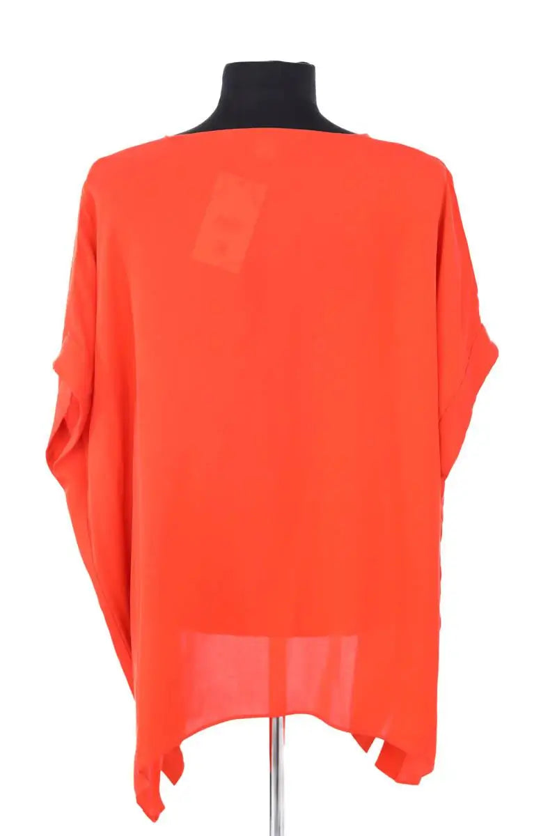 Blouse Diane Von Furstenberg Orange en Soie