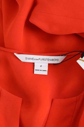 Blouse Diane Von Furstenberg Orange en Soie