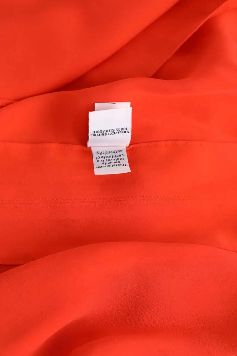 Blouse Diane Von Furstenberg Orange en Soie