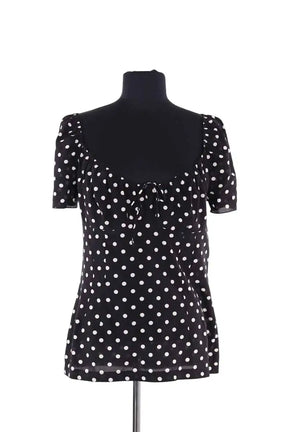 Blouse Dolce & Gabbana Noir en Soie, taille XXL - Seconde Main