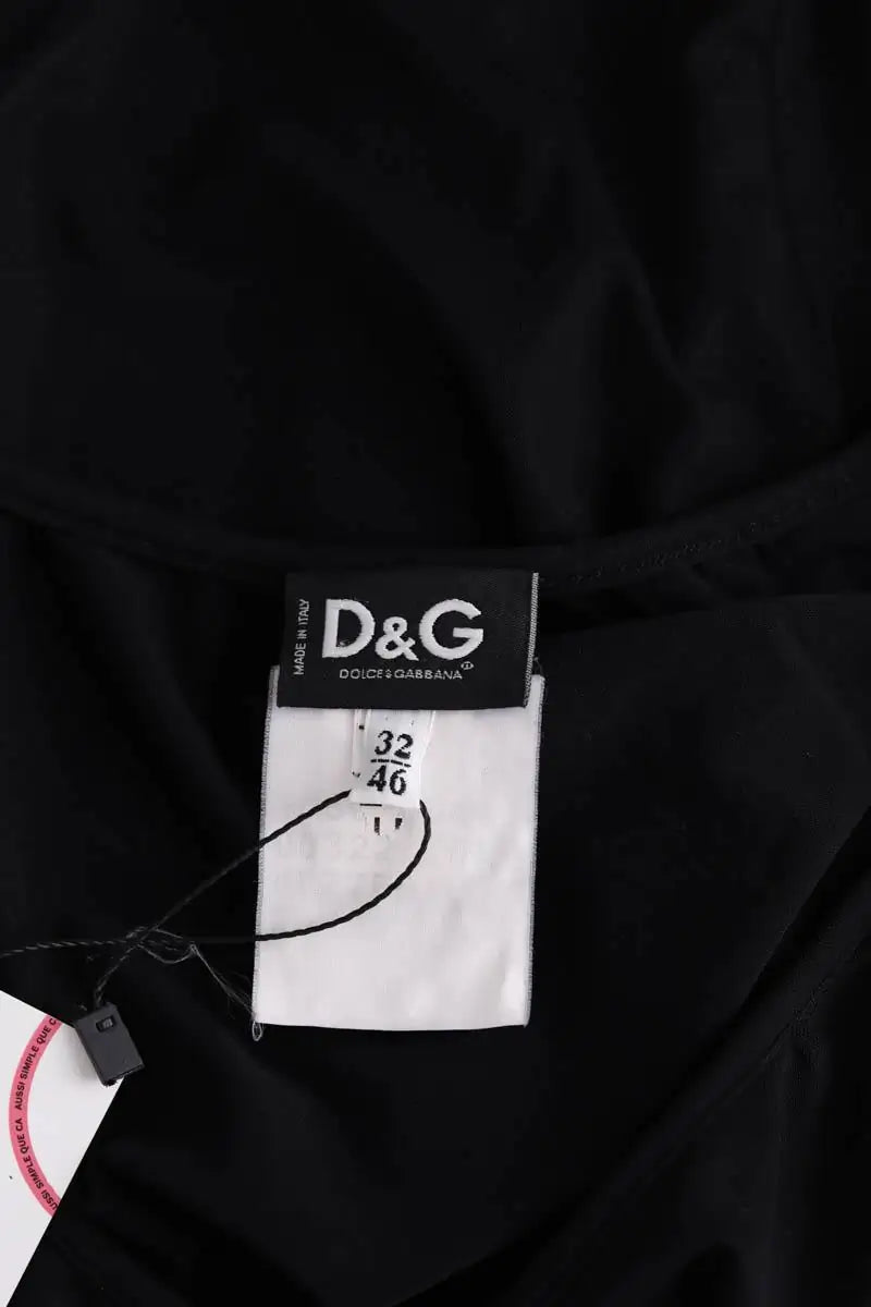 Blouse Dolce & Gabbana Noir en Synthétique
