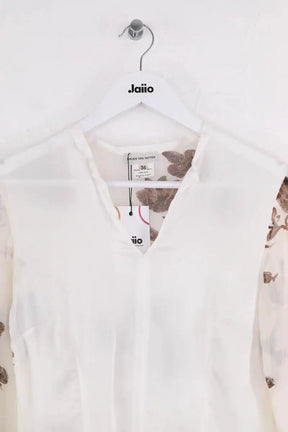 Blouse Dries Van Noten Ecru en Soie