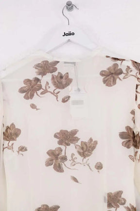 Blouse Dries Van Noten Ecru en Soie