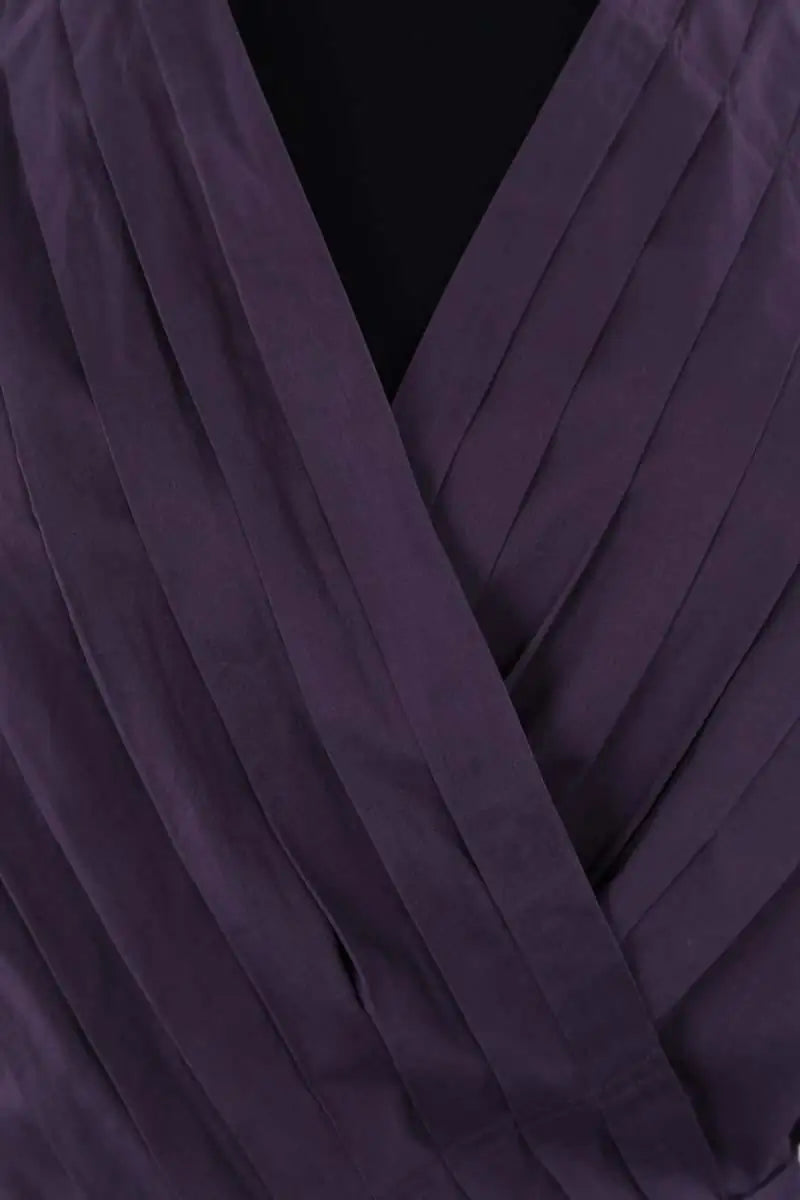 Blouse Dries Van Noten Violet en Coton