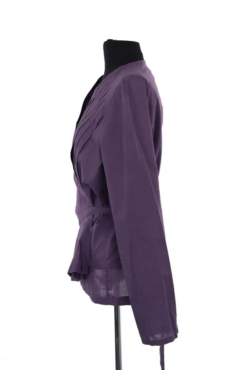 Blouse Dries Van Noten Violet en Coton