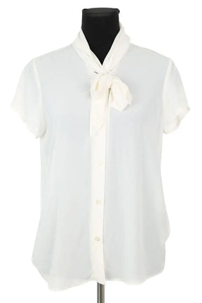 Blouse Emporio Armani Blanc en Viscose, taille L - Seconde Main