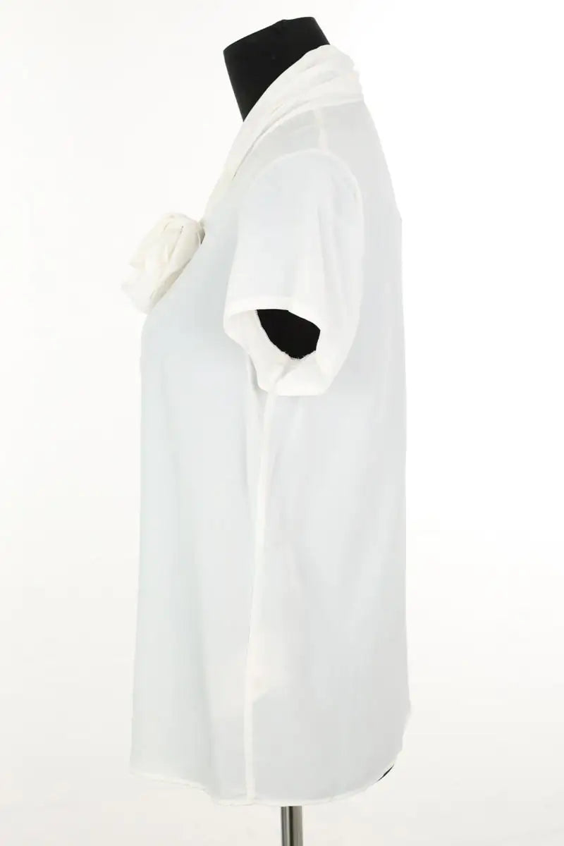 Blouse Emporio Armani Blanc en Viscose