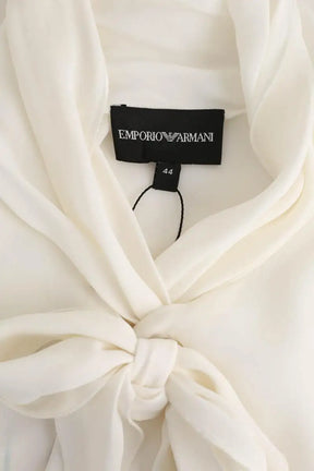 Blouse Emporio Armani Blanc en Viscose