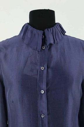 Blouse Emporio Armani Bleu en Synthétique