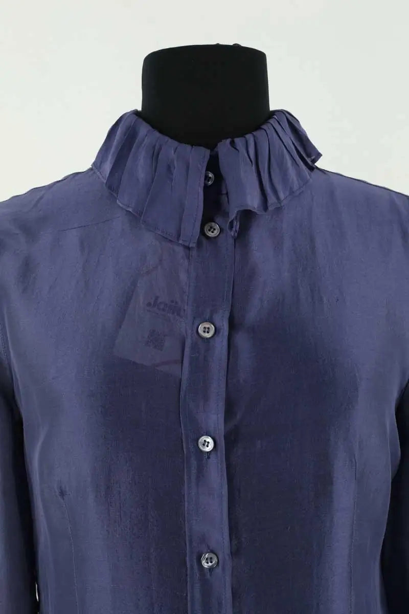 Blouse Emporio Armani Bleu en Synthétique