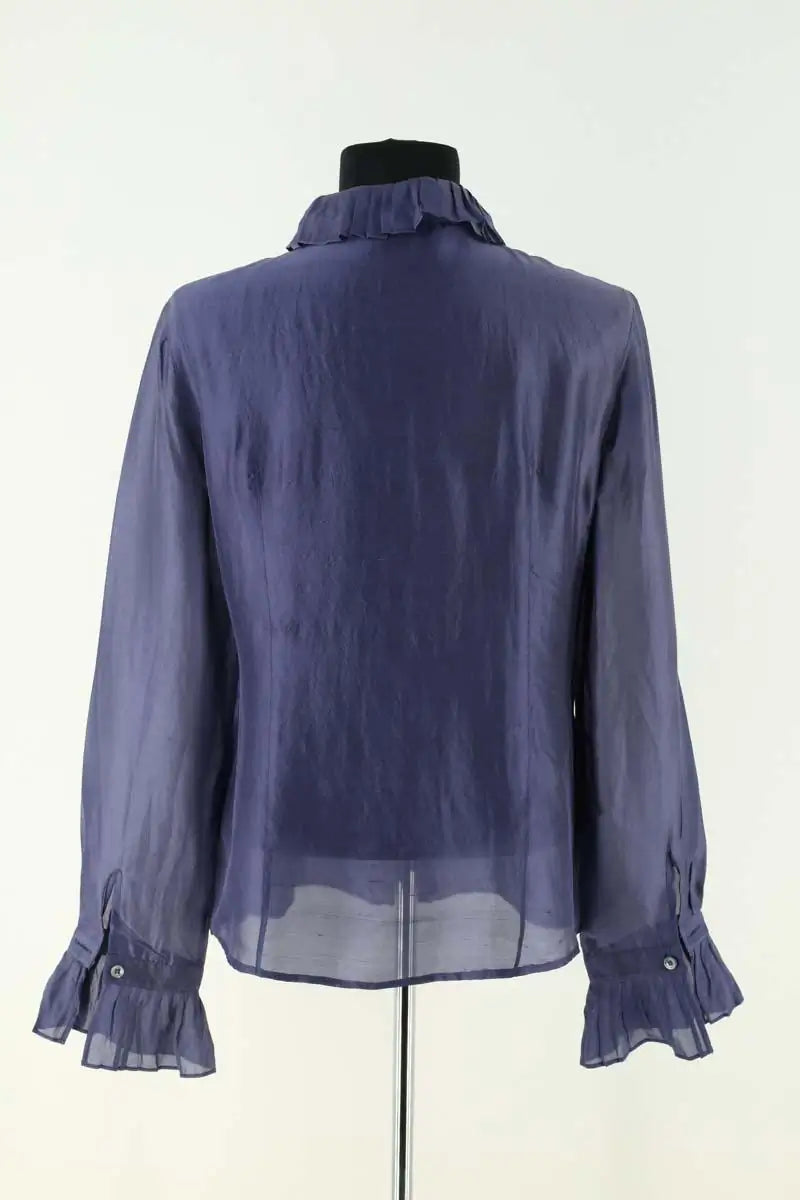Blouse Emporio Armani Bleu en Synthétique