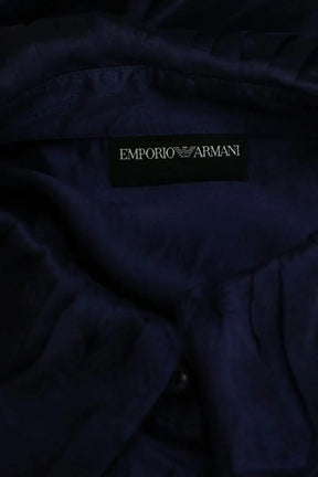 Blouse Emporio Armani Bleu en Synthétique