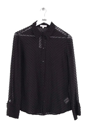 Blouse Equipment Noir en Soie, taille M - Seconde Main