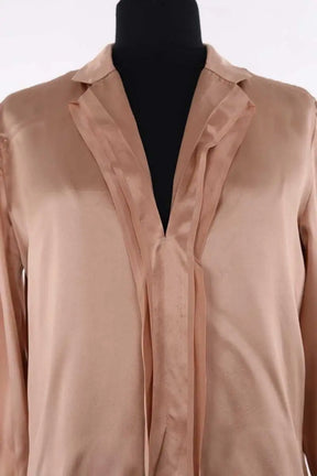 Blouse Erika Cavallini Beige en Soie