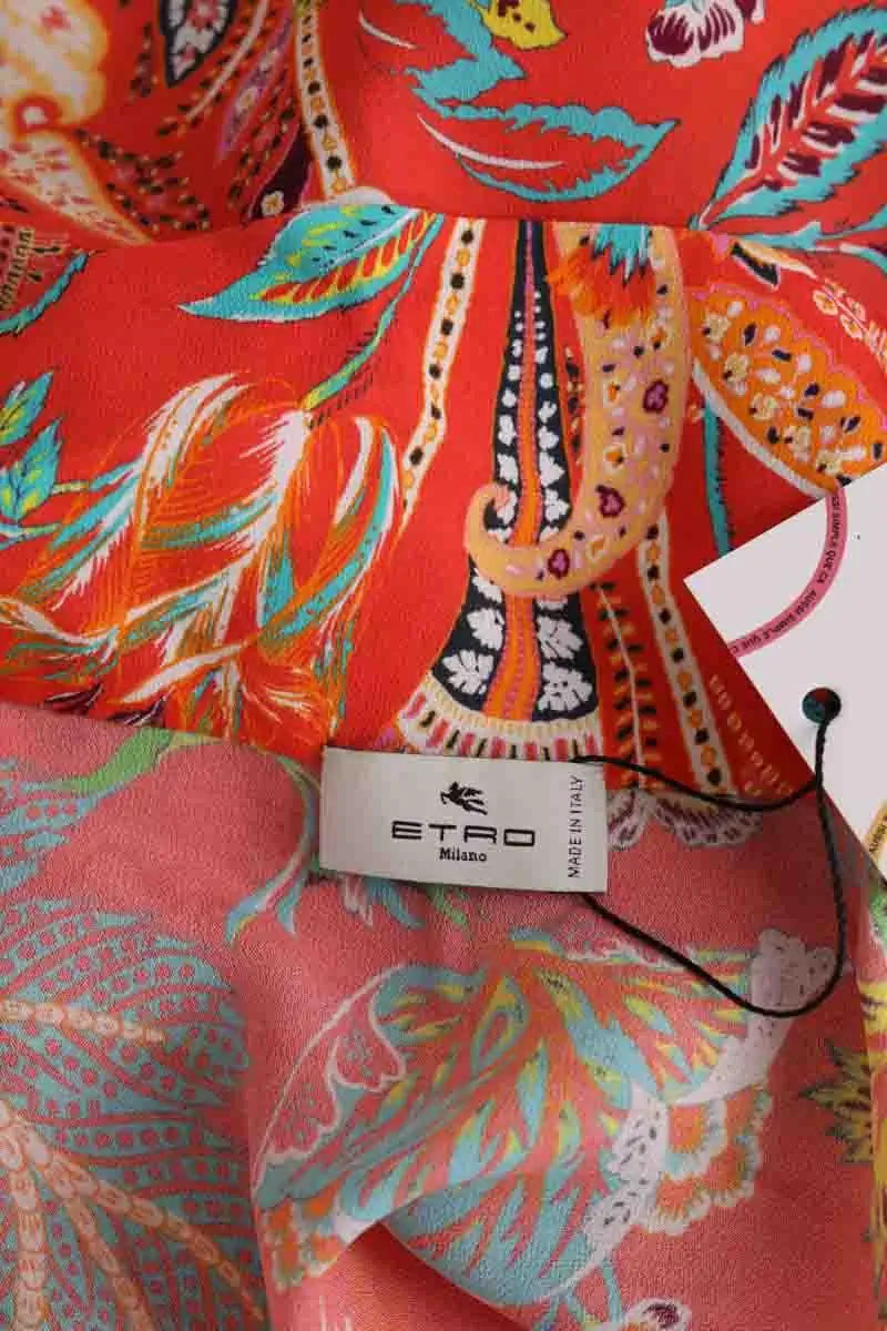 Blouse Etro Orange en Synthétique