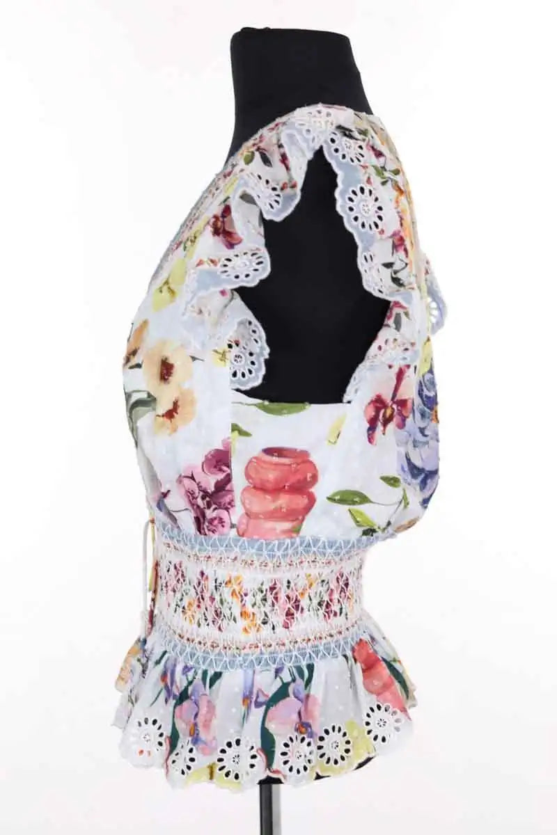 Blouse Farm Rio Multicolore en Coton