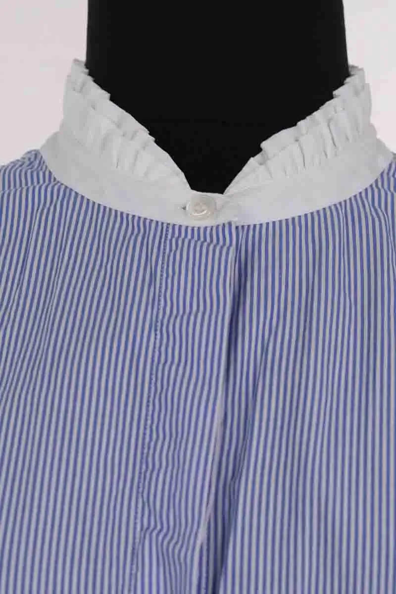 Blouse Figaret Bleu en Coton