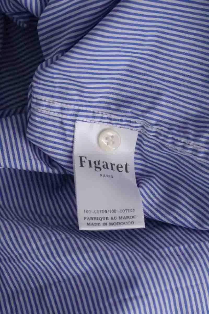 Blouse Figaret Bleu en Coton