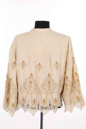 Blouse Gerard Darel Beige en Coton