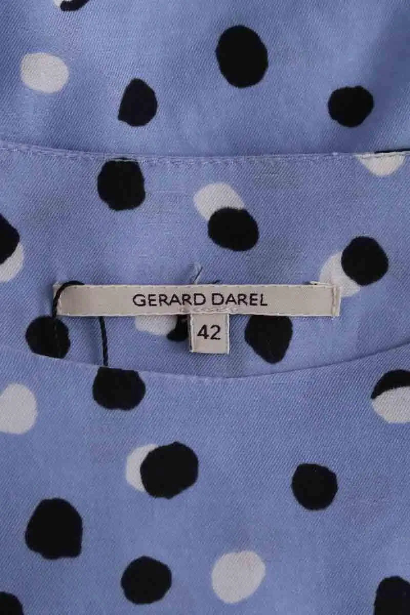 Blouse Gerard Darel Bleu en Coton