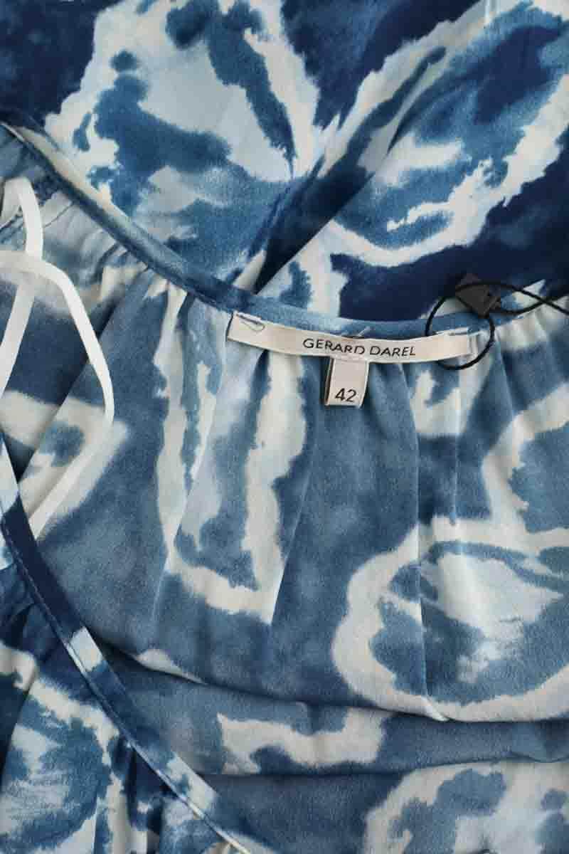 Blouse Gerard Darel Bleu en Soie