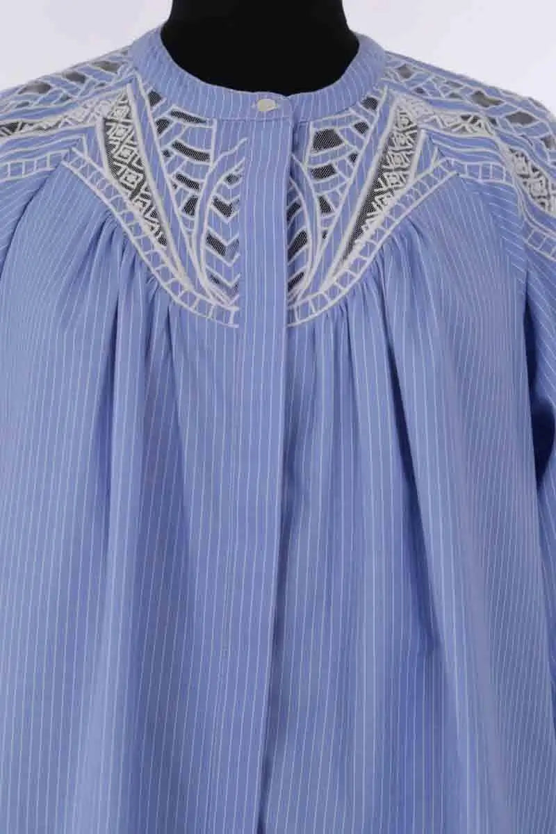 Blouse Gerard Darel Bleu en Synthétique