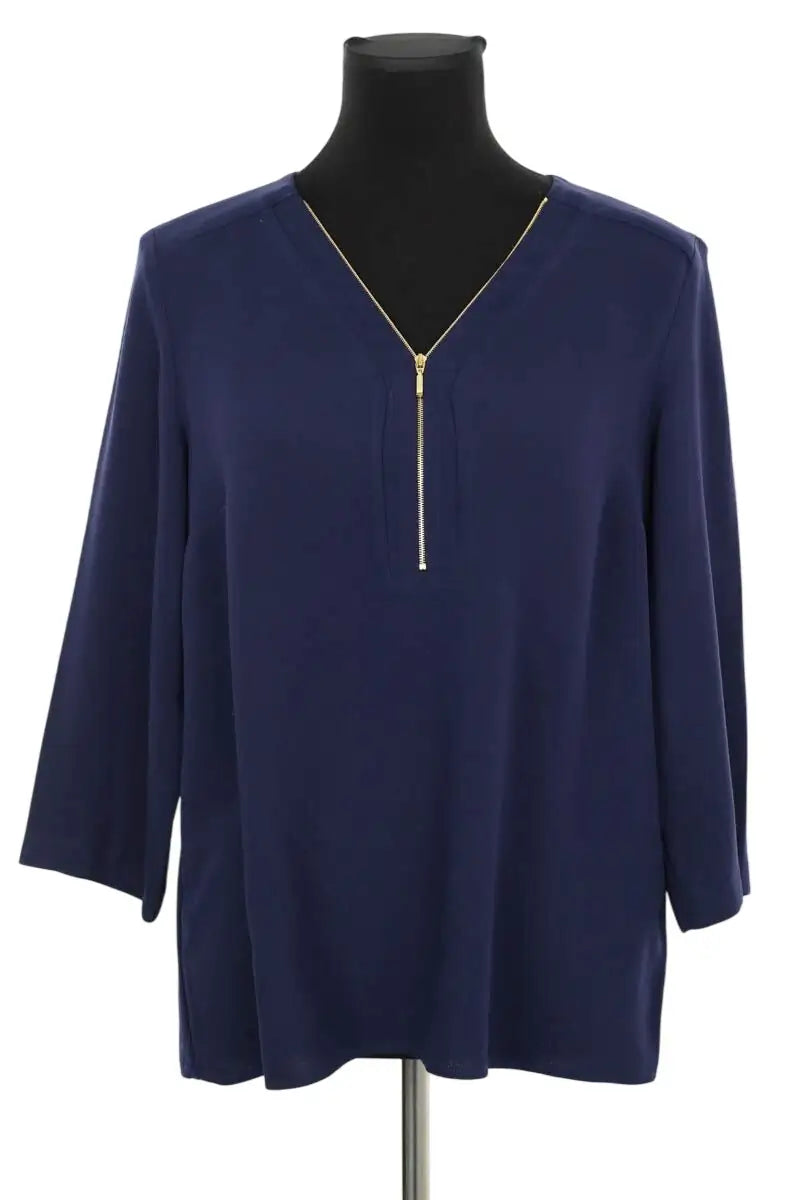 Blouse Gerard Darel Marine en Polyester, taille M - Seconde Main
