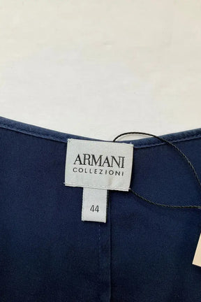 Blouse Giorgio Armani Bleu en Soie