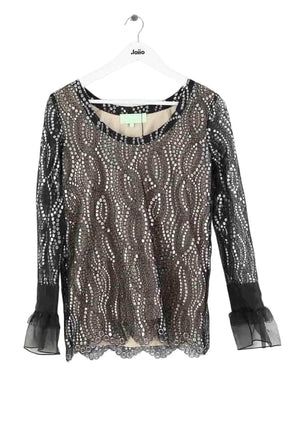 Blouse Heimstone Noir en Synthétique, taille S - Seconde Main