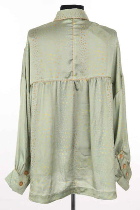 Blouse Heimstone Turquoise en Synthétique