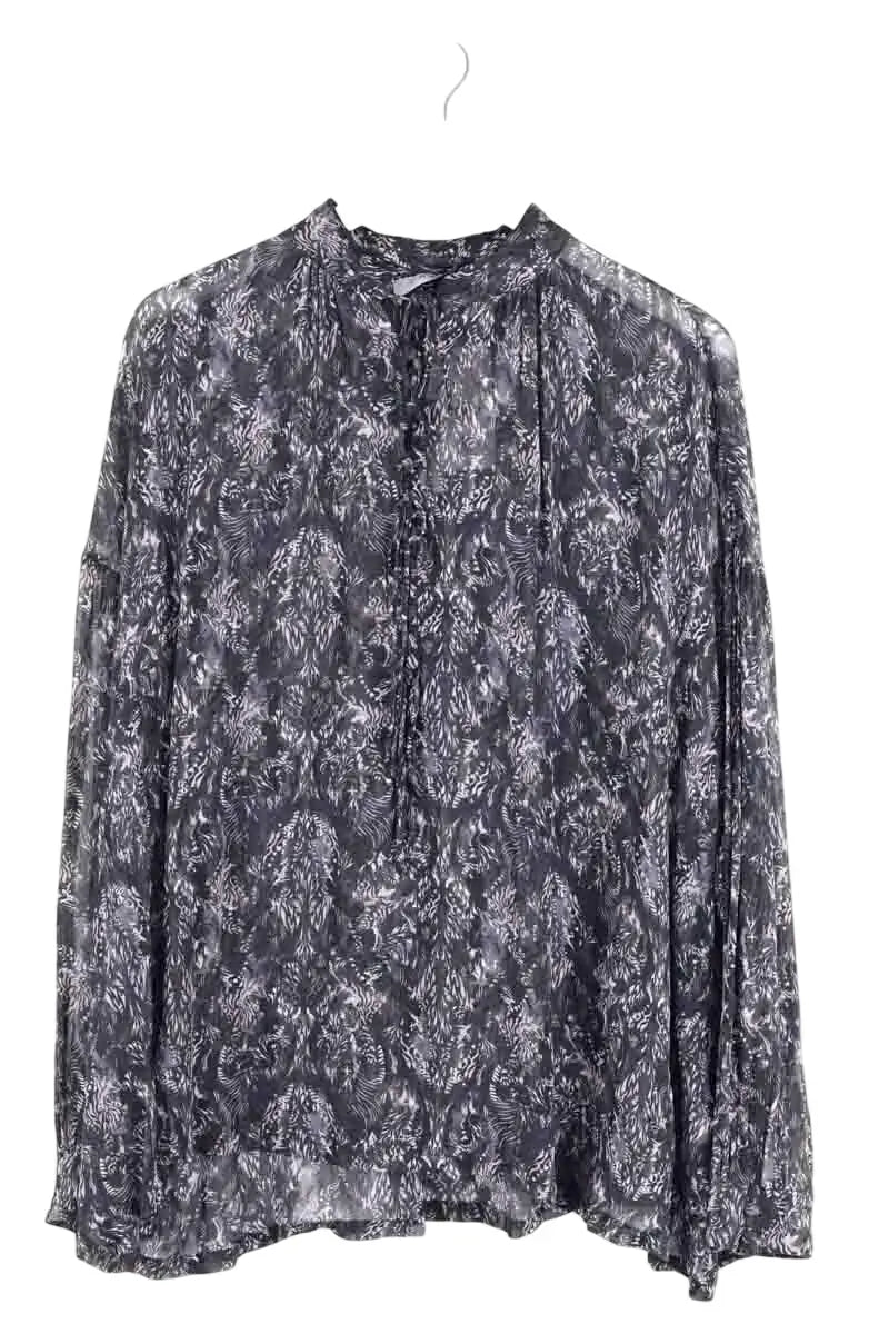 Blouse Iro Anthracite en Viscose, taille S - Seconde Main
