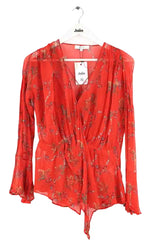 Blouse Iro Rouge en Viscose, taille XS - Seconde Main