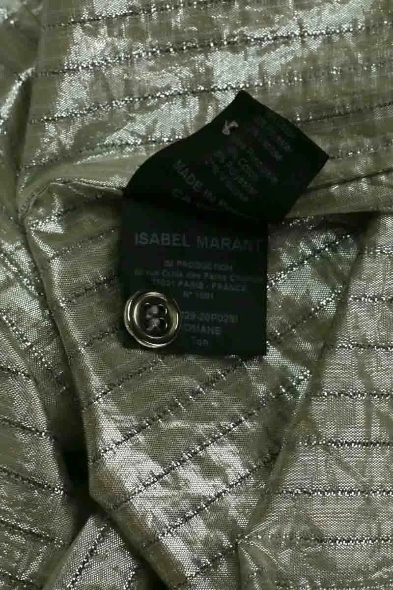 Blouse Isabel Marant Argent en Coton