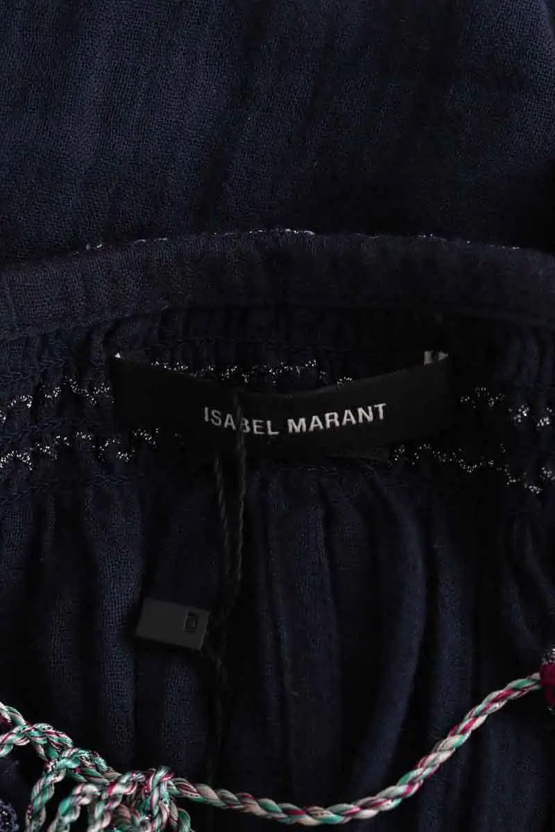 Blouse Isabel Marant Bleu en Coton