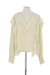 Blouse Isabel Marant Étoile Beige en Coton, taille XS - Seconde Main