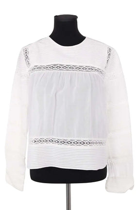 Blouse Isabel Marant Étoile Blanc en Coton, taille L - Seconde Main