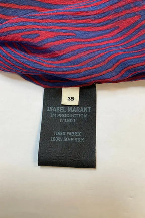 Blouse Isabel Marant Étoile Bleu en Soie